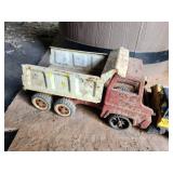 Vintage Jeep and Dump Truck