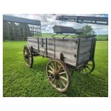 Wooden Wheel Double Box - Horse Drawn