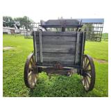Wooden Wheel Double Box - Horse Drawn