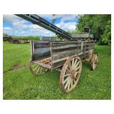 Wooden Wheel Double Box - Horse Drawn