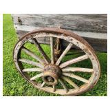 Wooden Wheel Double Box - Horse Drawn