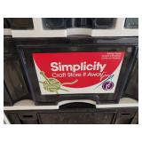 Simplicity Rolling Craft Organizer