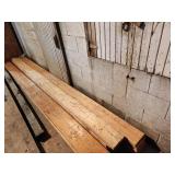 Lot of (9) Pine Boards 2x8x14