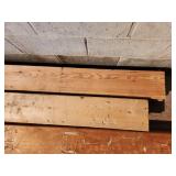 Lot of (9) Pine Boards 2x8x14