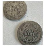 1905 & 1914 Barber Dimes