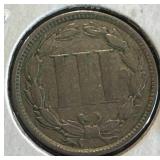 1872 Three Cent Nickel