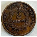 1864 Two Cent Piece