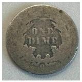 1891 Seated Liberty Dime