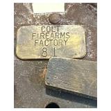 Colt Firearms Factory Lock 5" Tall (rusty but works)