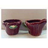 Rosemeade Creamer & Sugar Bowl