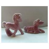 Rosemeade Pink Horses Set (rare)