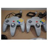 Nintendo 64 Gaming Console with 2 Controllers, Memory Card and Nascar Game