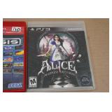 *3* PlayStation 3 Games -Twisted Metal, Sonic Genesis, Alice Madness Returns