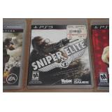 *3* PlayStation 3 Games -Army of Two, Sniper Elite, Red Dead Redemption