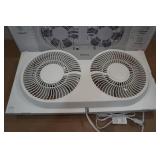 Holmes Digital Twin-Blade 9" Window Fan