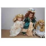 Assorted Porcelain Dolls