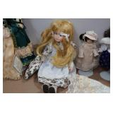 Assorted Porcelain Dolls