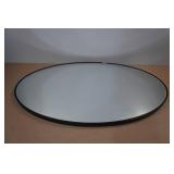 Oval Wall Mirror -Black