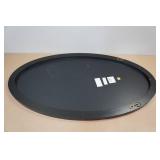 Oval Wall Mirror -Black