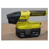 Ryobi One Work Light and Drill with Batteries -No Charger