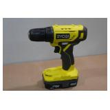 Ryobi One Work Light and Drill with Batteries -No Charger