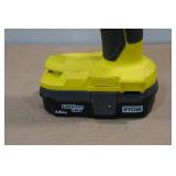 Ryobi One Work Light and Drill with Batteries -No Charger