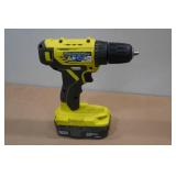 Ryobi One Work Light and Drill with Batteries -No Charger