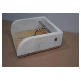 Laurie Gates Marble and Mango Wood Napkin Holder