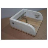 Laurie Gates Marble and Mango Wood Napkin Holder
