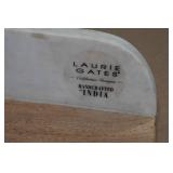 Laurie Gates Marble and Mango Wood Napkin Holder