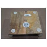 Laurie Gates Marble and Mango Wood Napkin Holder