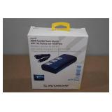 200W Portable Power Inverter with 3 AC Outlets and 4 USB Ports