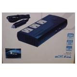 200W Portable Power Inverter with 3 AC Outlets and 4 USB Ports