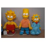The Simpsons Family Complete Vintage Doll Set