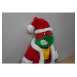 Vintage Teenage Mutant Ninja Turtle Santa Raphael Plush Doll