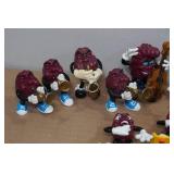 Large Assortment of Vintage California Raisins Figurines