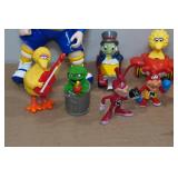 Assorted Collectable Figurines - Sesame Street, Noid, Disney