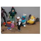 Assorted Collectable Figurines - Sesame Street, Noid, Disney