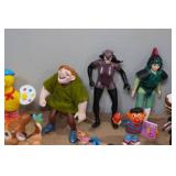 Assorted Collectable Figurines - Sesame Street, Noid, Disney