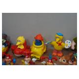 Assorted Collectable Figurines - Sesame Street, Noid, Disney