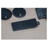 Vintage Queen Cast Iron Mini Stove with Accesssories