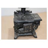 Vintage Queen Cast Iron Mini Stove with Accesssories