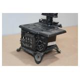 Vintage Queen Cast Iron Mini Stove with Accesssories