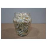 Large Jar Full of Buttons