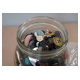 Large Jar Full of Buttons