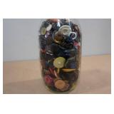 Large Jar Full of Buttons