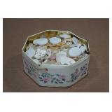 Tin Canister Full of Buttons