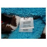 Horse Themed Robe with Slipper Socks -S/M