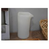 *4* Battery Powered Candles with Wicker Trays