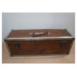 Antique Hamilton Wood Carpenters Chest